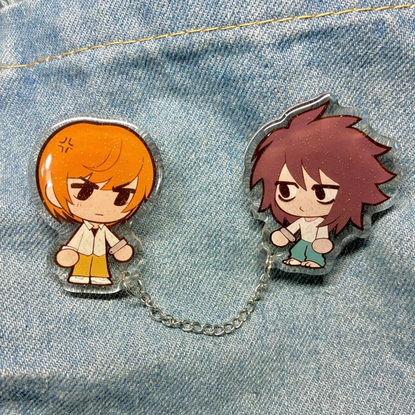 D E A T H N Acrylic Pin Set