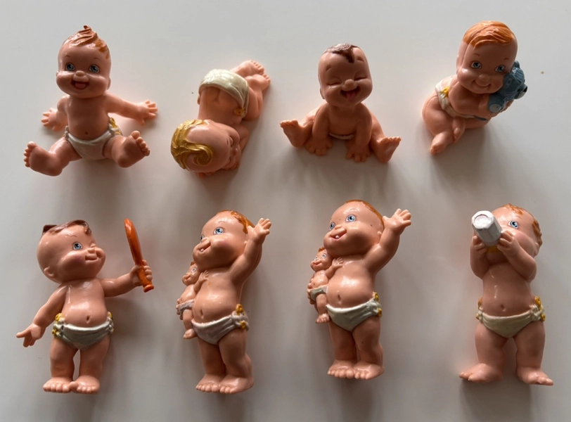 8 x Galoob Vintage 1991 Magic Diaper Babies Toys Bundle Joblot