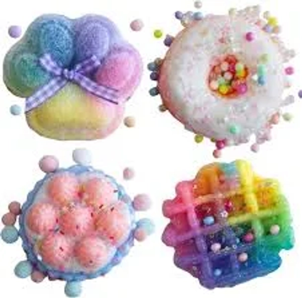 4 Pack Cake Soft Squishy - Squishies, Squeeze