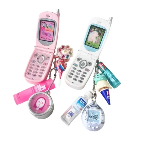 In Stock Phone-Shaped Japan Original Version Toys Spirits Mini Flip Recorder Capsule Foldable Phone