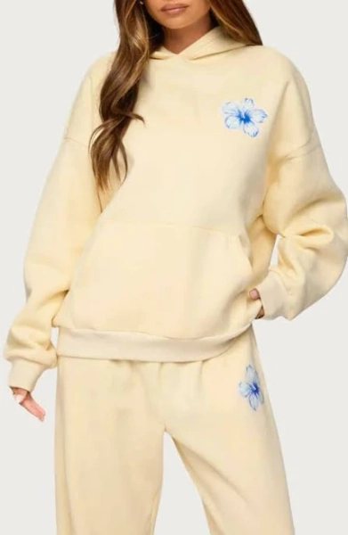 Edikted Women's Tropical Bloom Hoodie