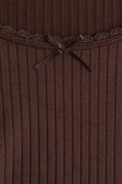 Ribbed Jersey Top