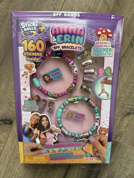 Claire's Sticki Rolls Anna & Erin BFF Bracelets