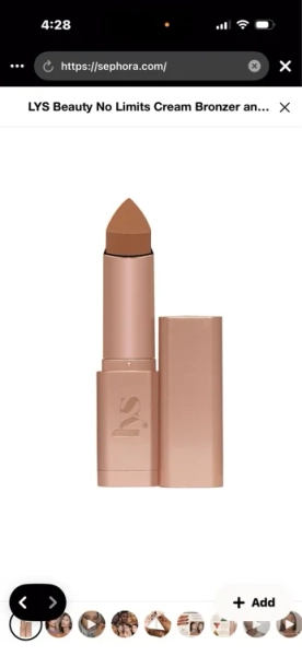 No Limits Cream Bronzer and Contour Stick - Honest