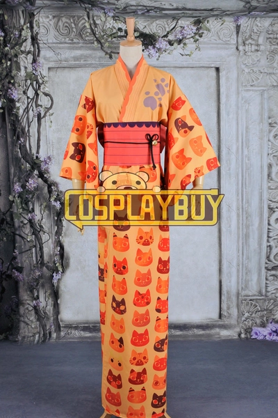 Vocaloid 2 Cosplay Kagamine Rin Kimono - Cosplay Buy