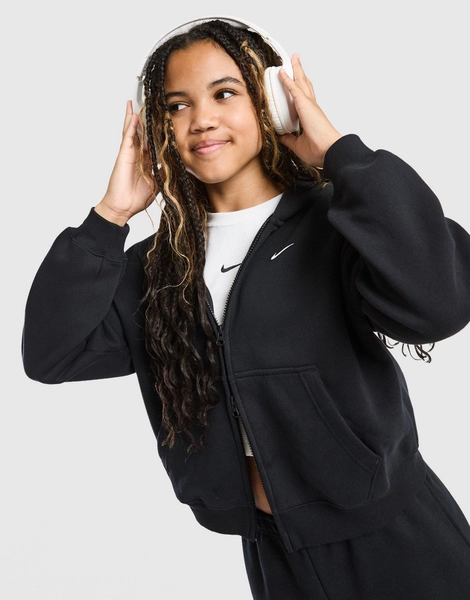Nike Girls' Studio Fleece Full Zip Hoodie Junior