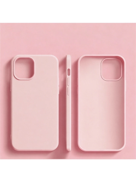 Pure Youth Pink Perfection Liquid Silicone Case – Anti-Yellowing & Soft-Grade Guard For IPhone
