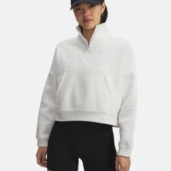Under Armour Women's Icon Fleece Oversized Half Zip