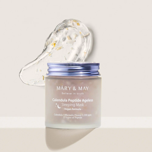 MARY&amp;amp;MAY Calendula Peptide Ageless Sleeping Mask - Máscarilla Gel Nocturna 110g