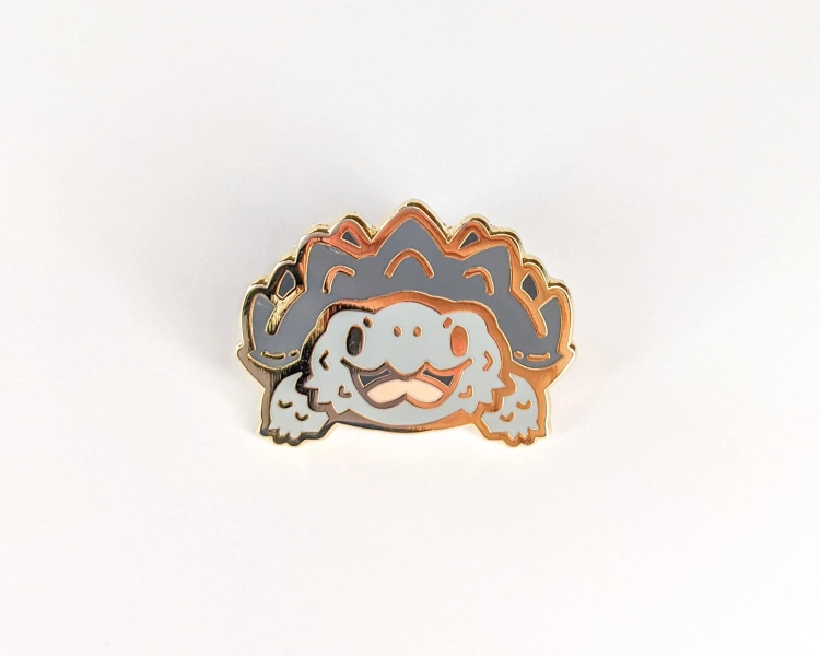Alligator Snapping Turtle - Tiny Reptile Enamel Pins