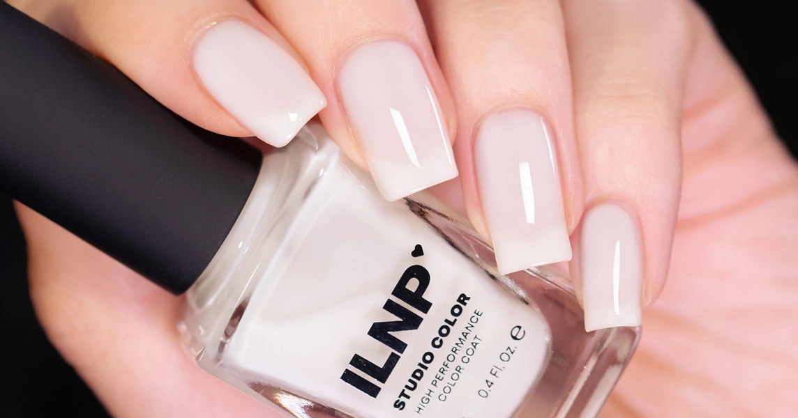 ILNP Coconut Cream - Sheer Milky White Jelly Studio Color Nail Polish