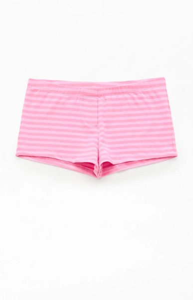 Pink Striped Boxer Shorts