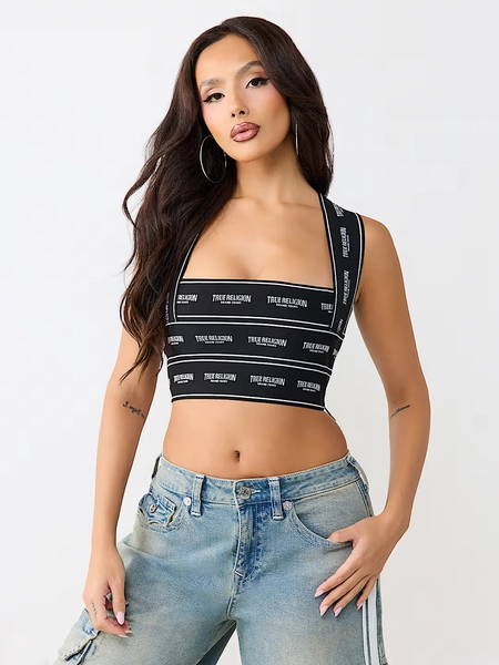 LOGO ELASTIC TOP