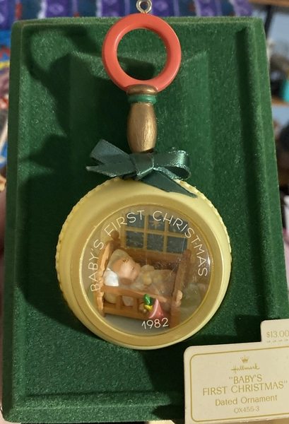 Vintage Hallmark Keepsake Baby's First Christmas 1982 Christmas Ornament RARE!