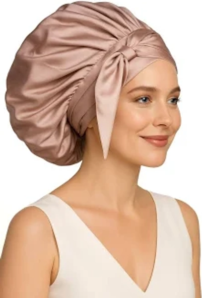Silk bonnet Mulberry Silk bonnet & Silk