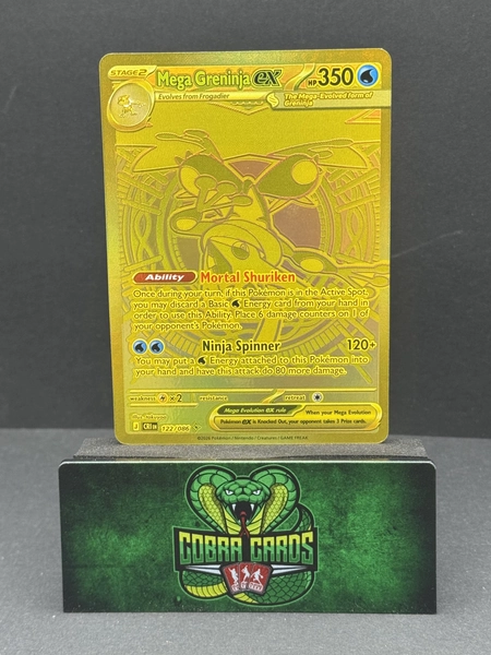 2026 Mega Evolution – Chaos Rising Mega Greninja EX Secret Rare HR #122/86 - Walmart.com