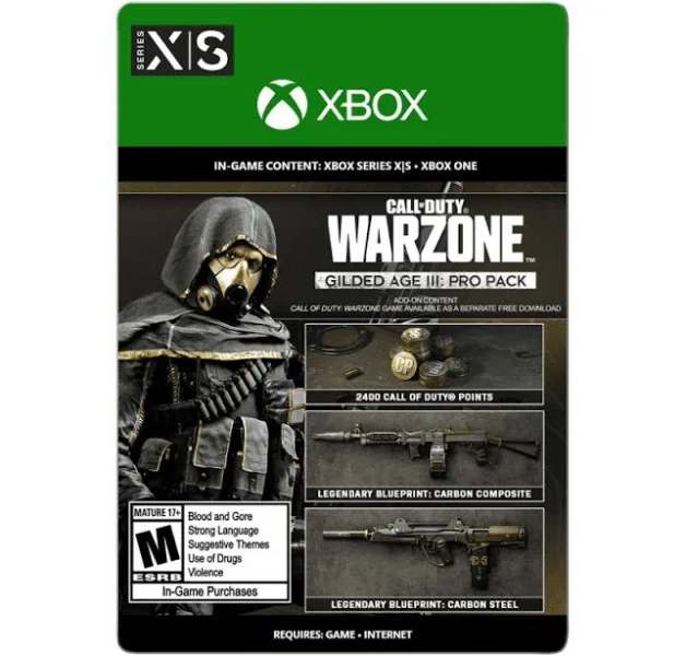 Call of Duty Warzone Gilded Age III Pro Pack