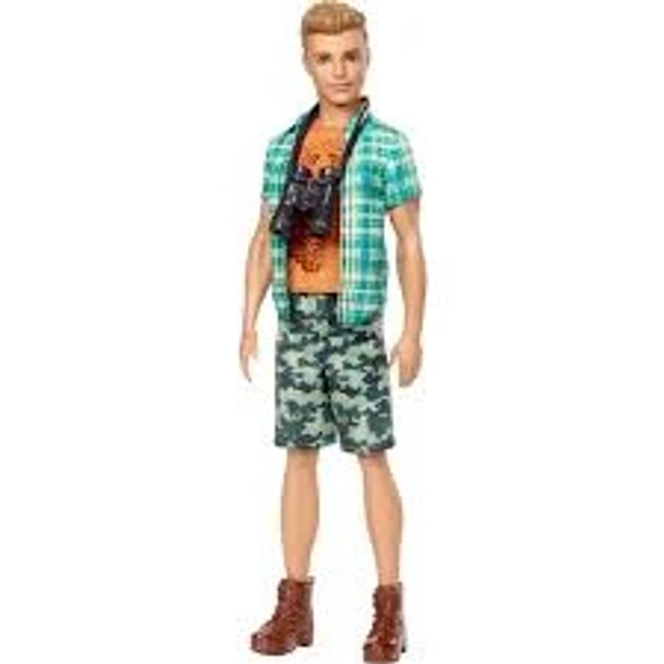 Barbie Camping Fun Ken Doll with Binoculars & Hiking Boots