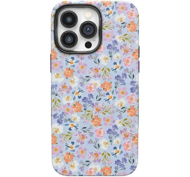 Casely iPhone 14 Pro MagSafe Poppy Meadows Pastel Floral Case