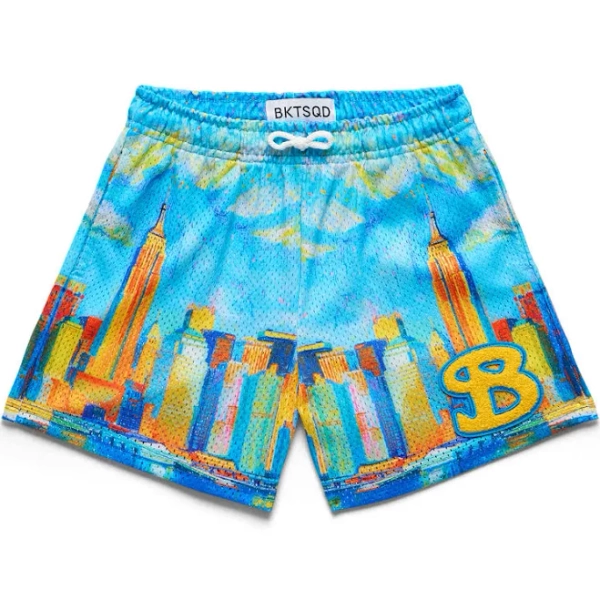 Bucketsquad New York Skyline Youth Shorts Kids