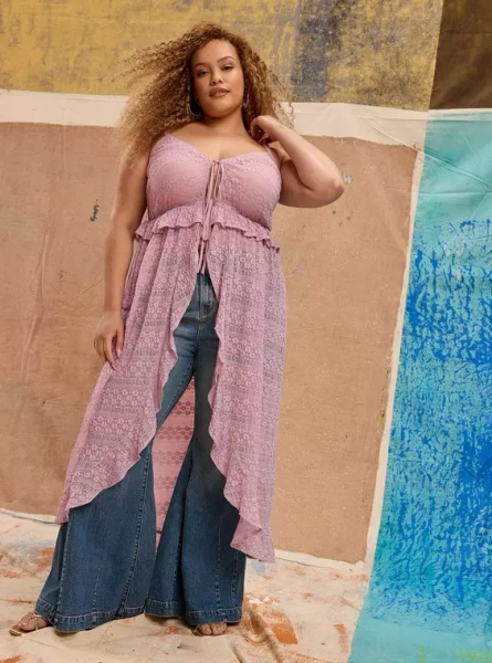 Festi V-Neck Hi-Low Tunic