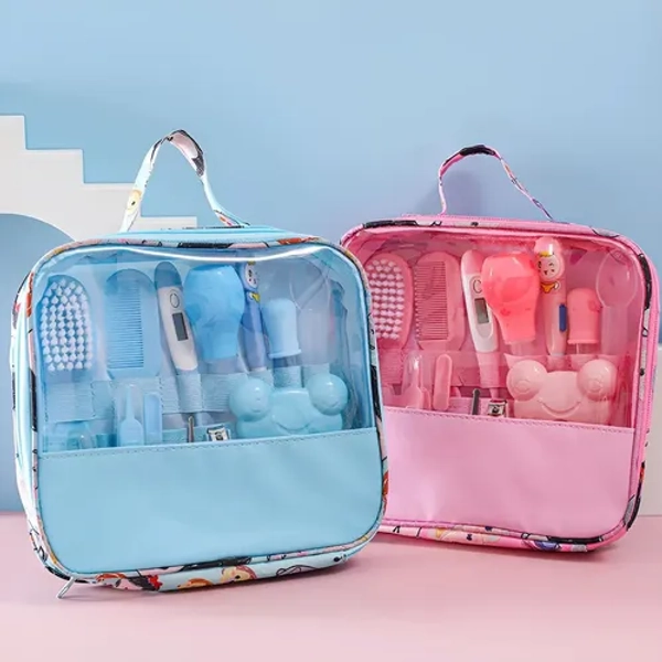 Set Higiene Bebe Cuidado Estuche Recién Nacido Bb 13 Piezas