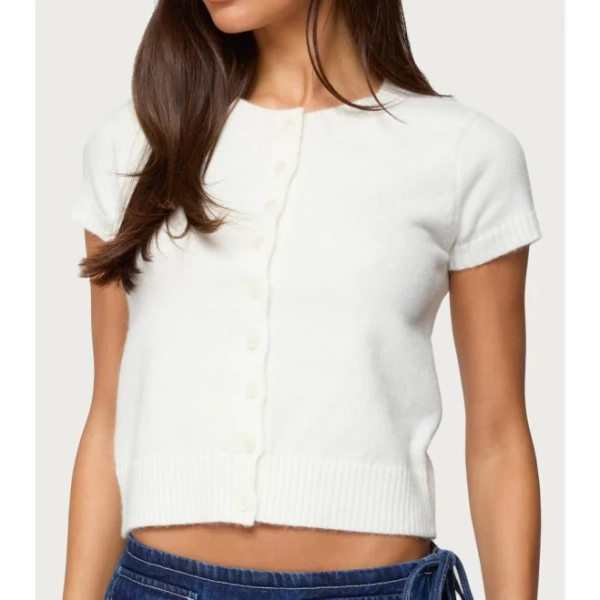 Edikted Women's Coreen Button Up Knit Cardigan