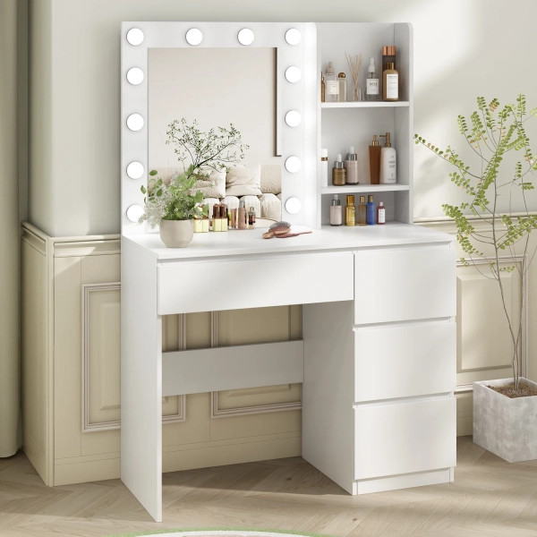 Coiffeuse 37 "avec miroir lumineux
