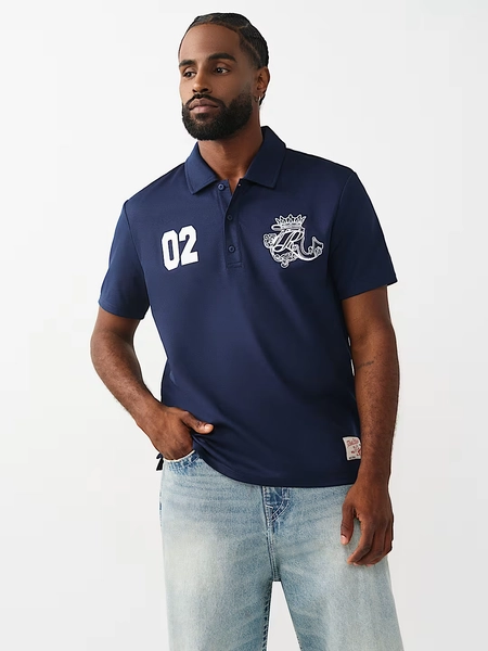 LOGO CREST SPORT POLO SHIRT