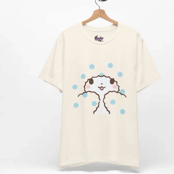 Cutecore Marumofubiyori Tee - Kawaii Jojifuku Style Shirt - Sanrio Tee