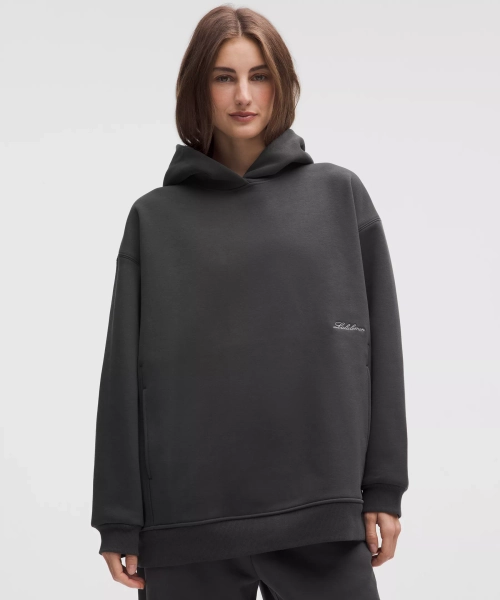 Women's Big Cozy Ultra-Oversized Hoodie - Graphite Grey - S