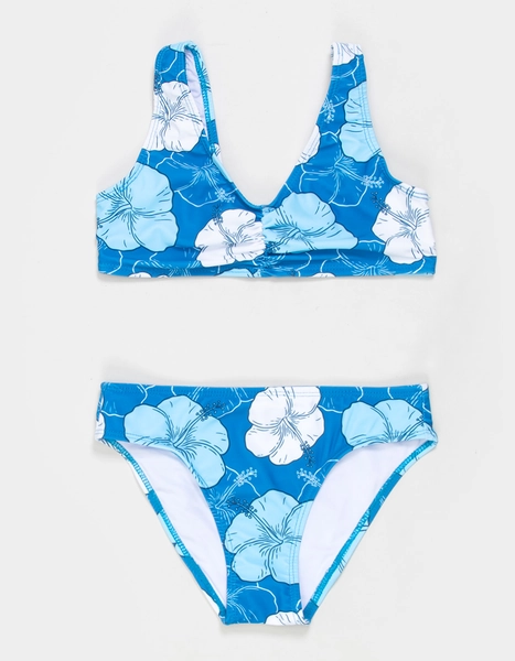 CORAL & REEF Blue Dream Girls Bralette Bikini Set - BLUE