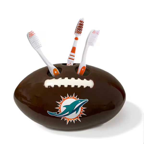 Miami Dolphins Pegasus Team Ball Toothbrush Holder