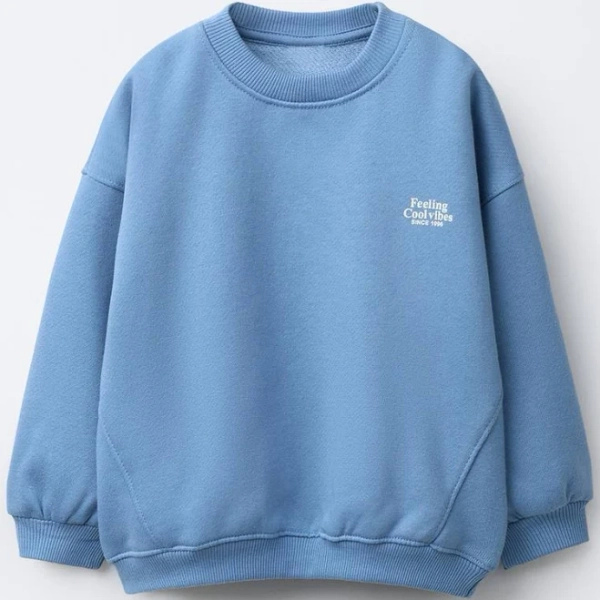 Zara Kids Basic Text Sweatshirt