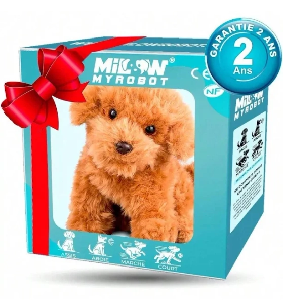 The Latest Intelligent Electric Plush Dog Toy, Simulated Interactive Puppy Barking And Wagging Its Tail, Soft And Skin-Friendly Material, Baby