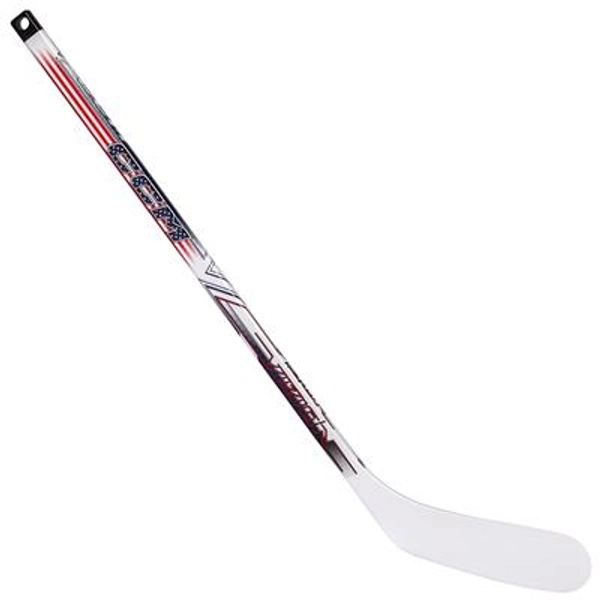 CCM Vizion White Mini Composite Hockey Stick - USA