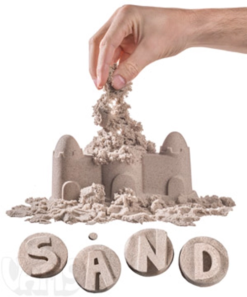 Sand by Brookstone: No-mess kinetic play sand 