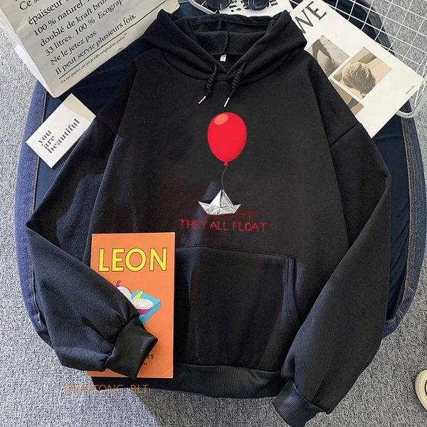 Horror  Print Long Sleeve Hoodie for Men and Women, Winter Casual Women's Pattern Print Pullover Top
