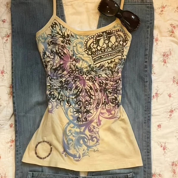 Women'S Stylish Printed Fitted Camisole