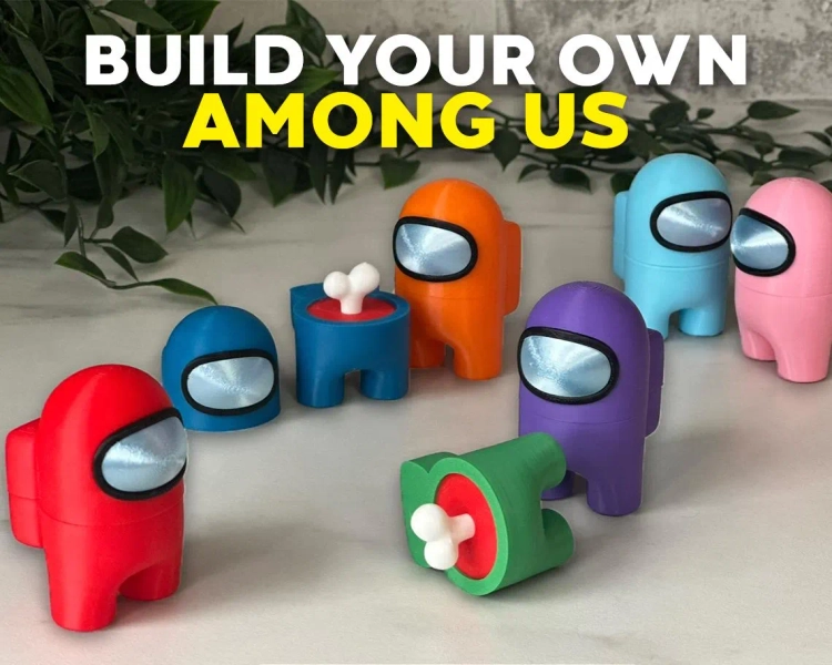 Build Your Own Among Us Crewmate Figure: DIY Game Gift