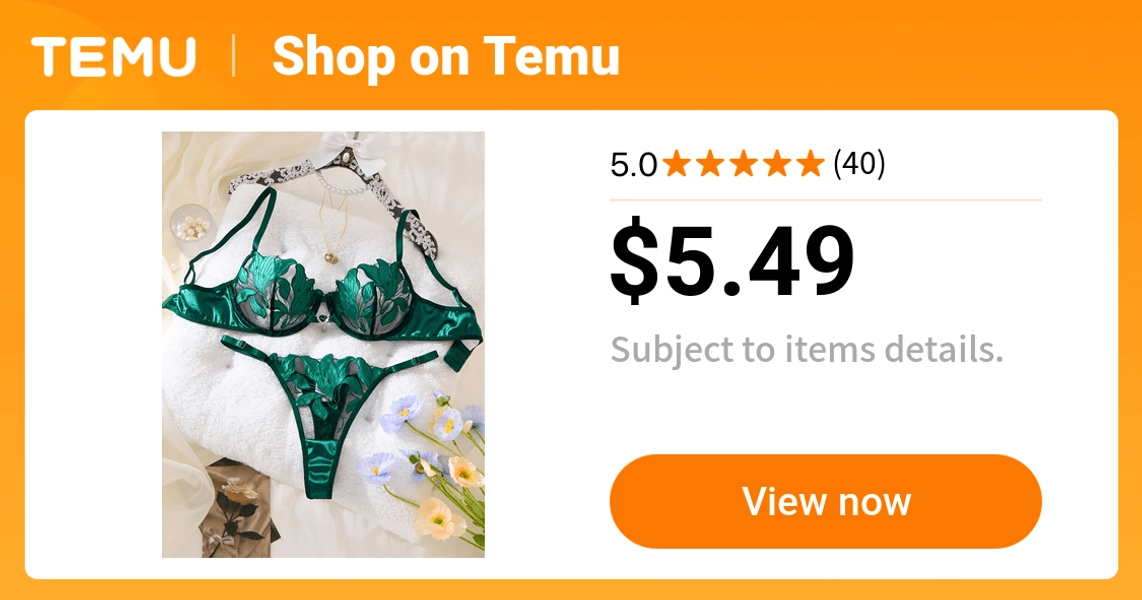   embroidered womens bra set featuring a semi - Temu