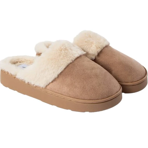 Suede Scuff Slippers