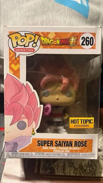Dragon Ball Super Super Saiyan Rose Goku Black Pop! Vinyl Figure