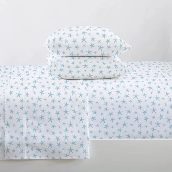 FreshFolds Newport Starfish Microfiber Sheet Set