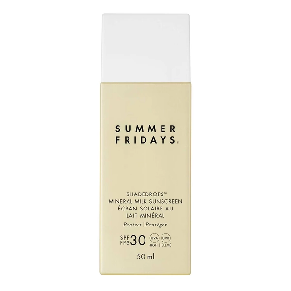 Summer Fridays    ShadeDrops SPF 30 Mineral Milk Sunscreen 50ml