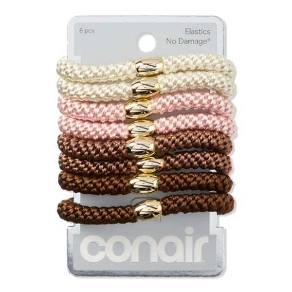 Hair Ties with Beads 8 pk