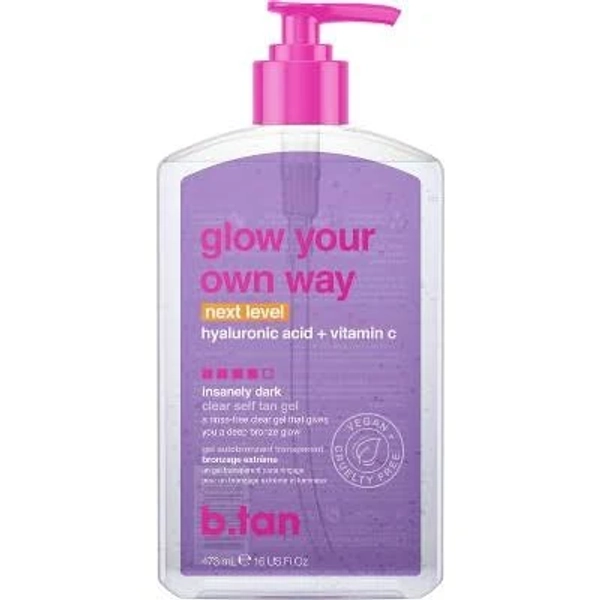 B. Tan Glow Your Own Way Next Level Clear Self Tan Gel