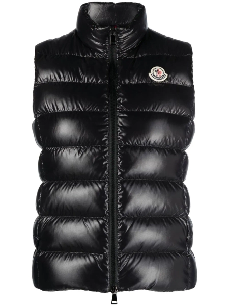 Moncler Ghany Padded Down Gilet  | Black | FARFETCH