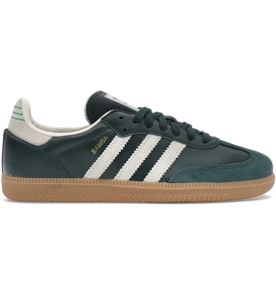 adidas Samba OG Shadow Green Cream White Gold Metallic