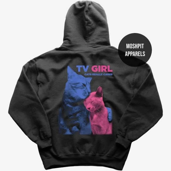 TV Girl Who Really Cares Hoodie